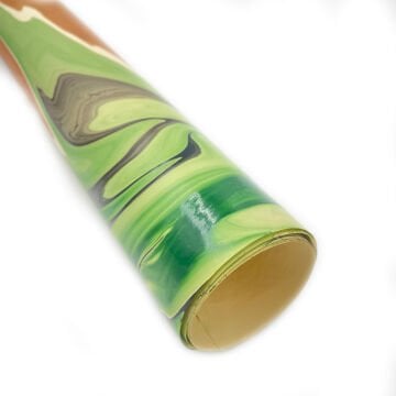 Tiryakiart Aharsız El Yapımı Asitsiz barut ebrulu Kağıdı 70x100 cm