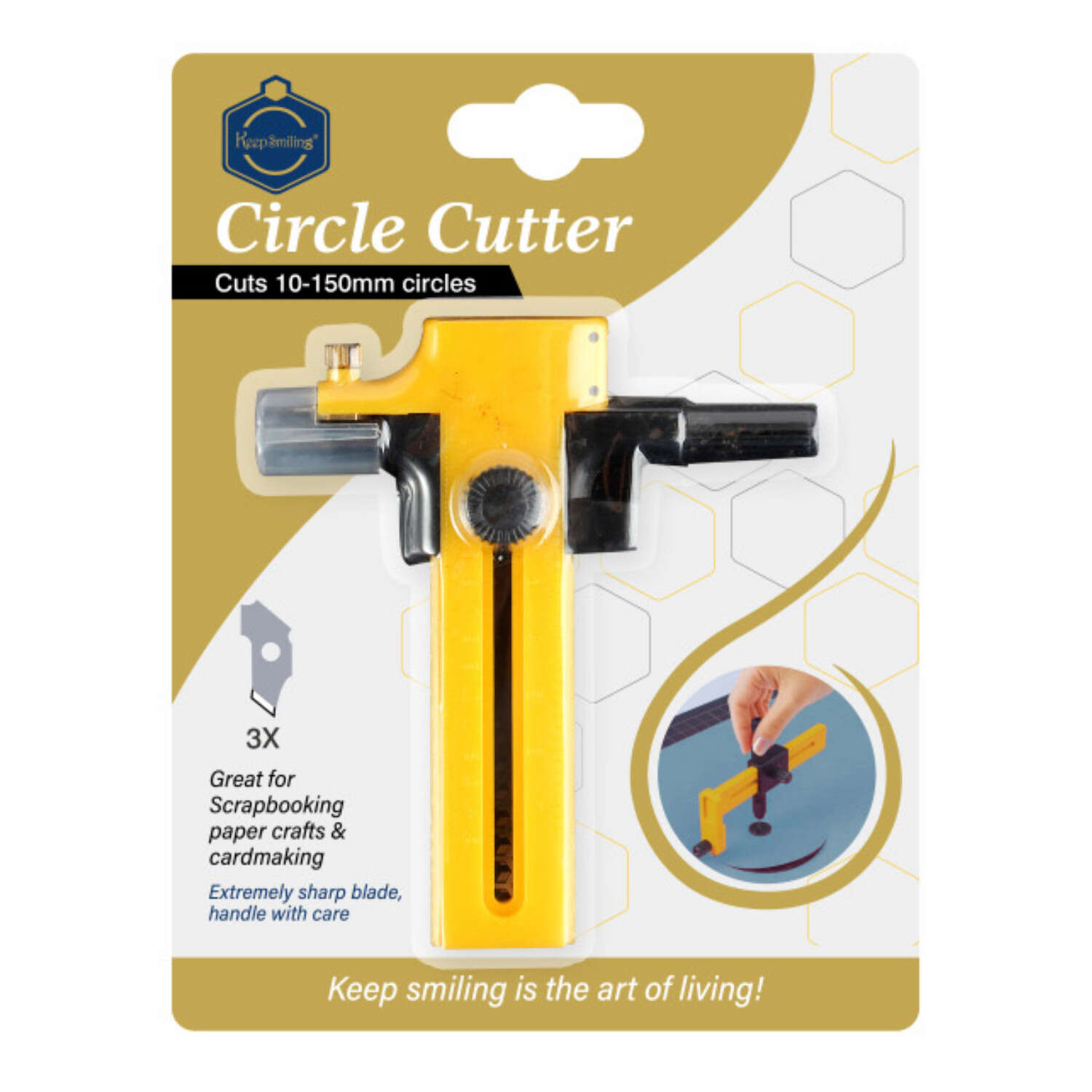 Keep Smiling Daire Kesici 1 - 15 cm N:G407-10069S