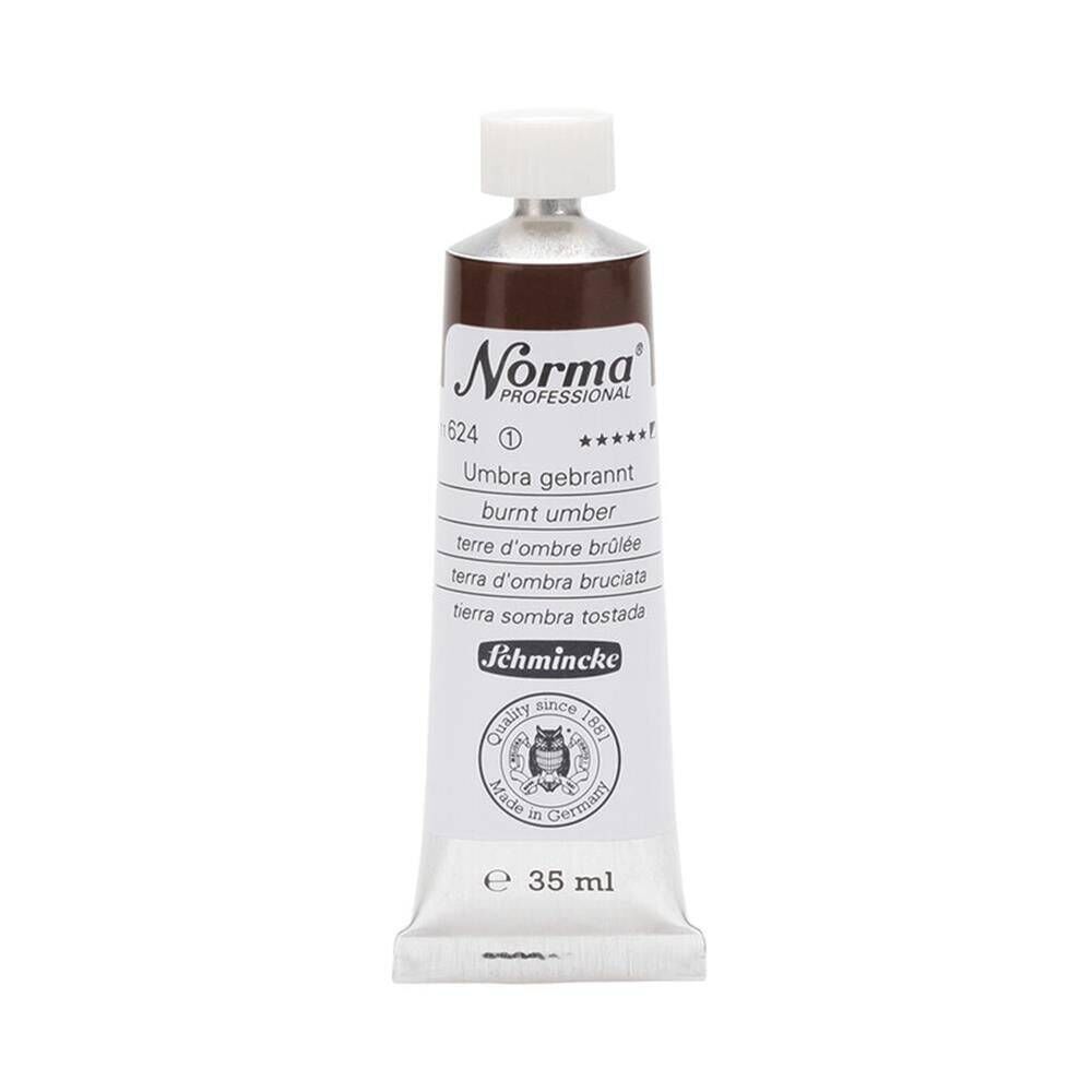 Schmincke Norma Profesyonel 35 ml 624 Burnt Umber