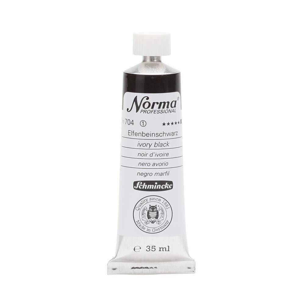 Schmincke Norma Profesyonel 35 ml 704 Ivory Black