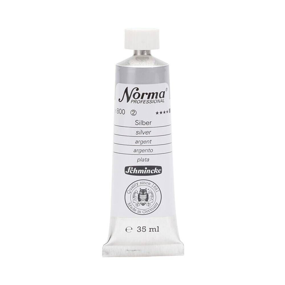 Schmincke Norma Profesyonel 35 ml 800 Silver