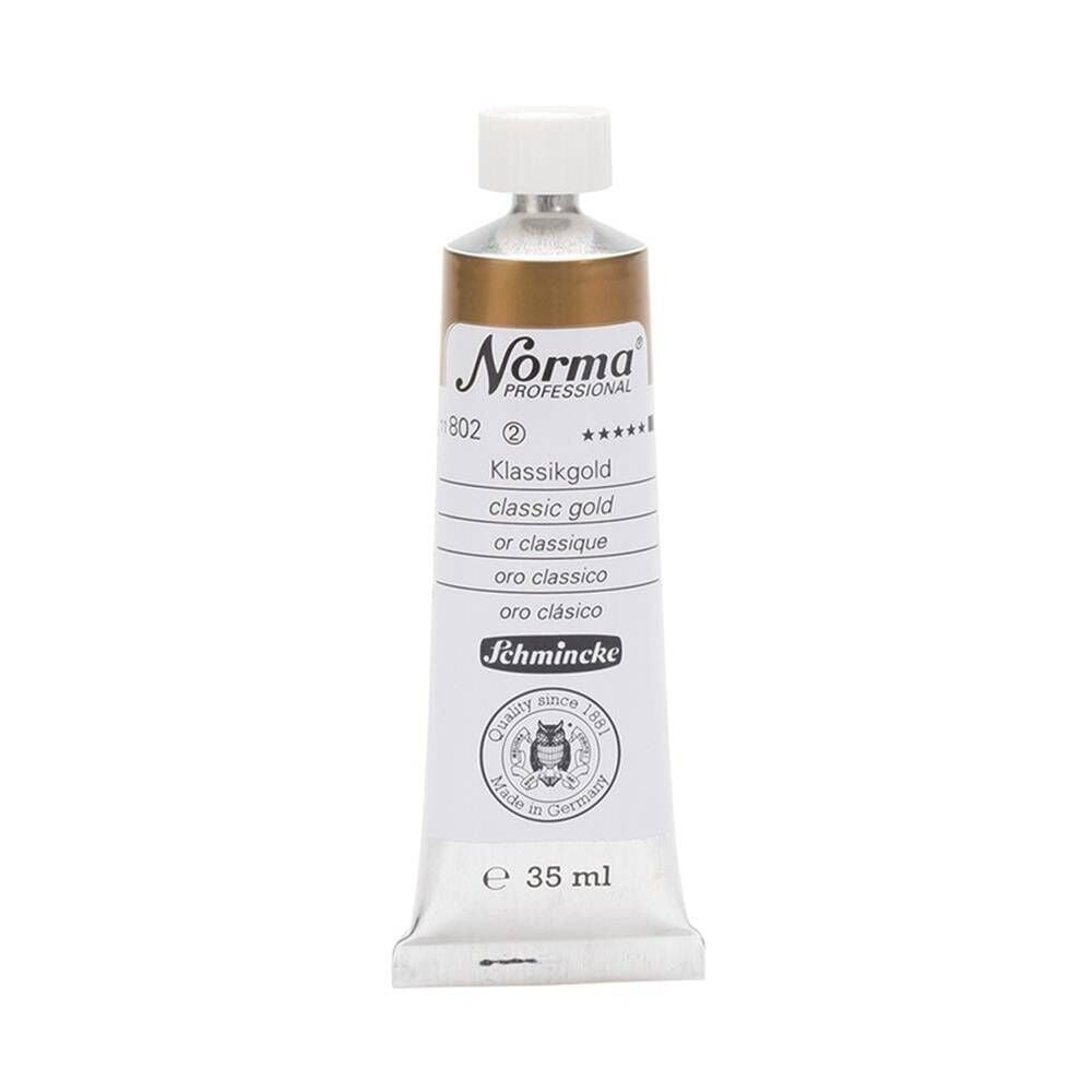Schmincke Norma Profesyonel 35 ml 802 Classic Gold