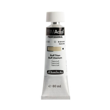 Schmincke Primacryl Artist Akrilik Boya 60 ml 106 Buff Titanium