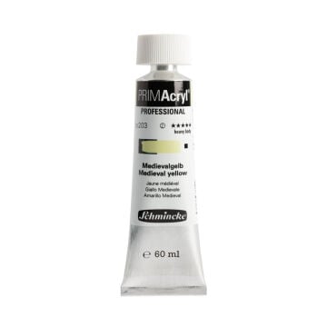 Schmincke Primacryl Artist Akrilik Boya 60 ml 203 Medieval Yellow