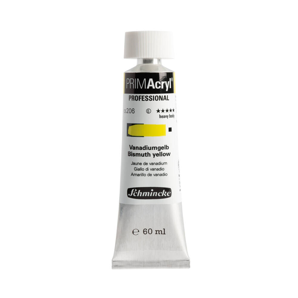 Schmincke Primacryl Artist Akrilik Boya 60 ml 206 Vanadium Yellow Light