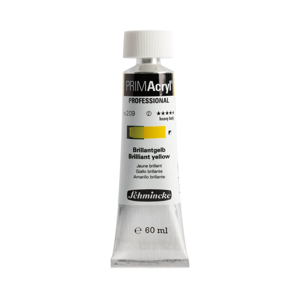 Schmincke Primacryl Artist Akrilik Boya 60 ml 209 Brilliant Yellow