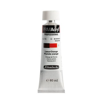 Schmincke Primacryl Artist Akrilik Boya 60 ml 216 Translucent Orange