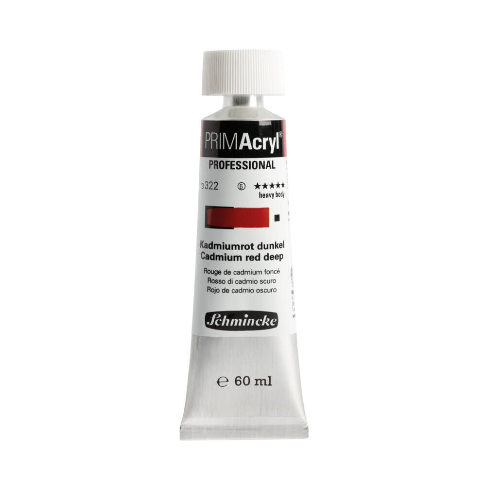 Schmincke Primacryl Artist Akrilik Boya 60 ml 322 Cadmium Red Deep