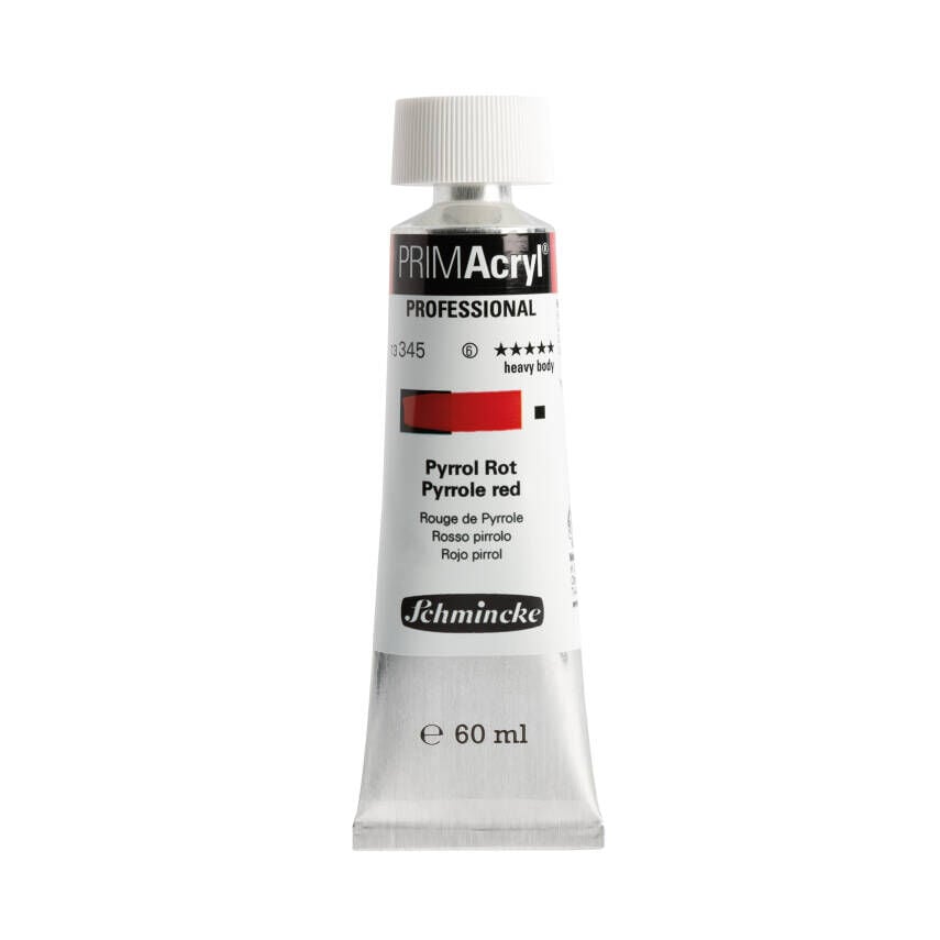 Schmincke Primacryl Artist Akrilik Boya 60 ml 345 Pyrrole Red