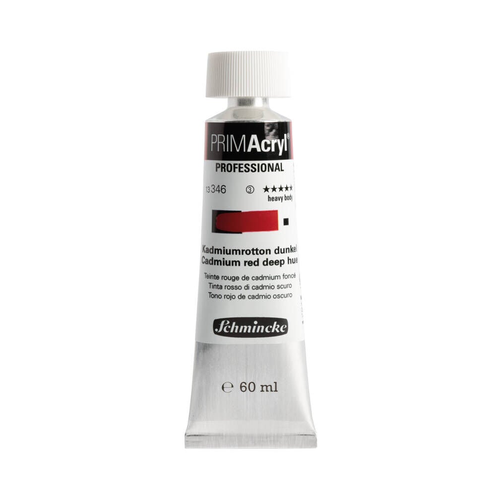 Schmincke Primacryl Artist Akrilik Boya 60 ml 346 Cadmium Red Deep Hue
