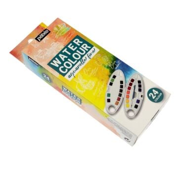 Pebeo Aquarell Watercolor Oval Dizayn Set 24'lü Plastik Kutu