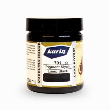 Karin Ebru Boyası 105 ml 701 Pigment Siyah