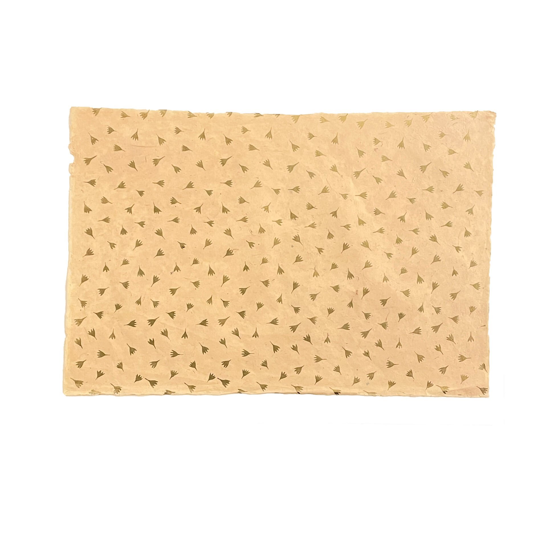 Tiryakiart Aharsız El Yapımı Asitsiz Nepal Kağıdı 50x70 cm Fantezi Kağıtlar Pudra Altın Yapraklı