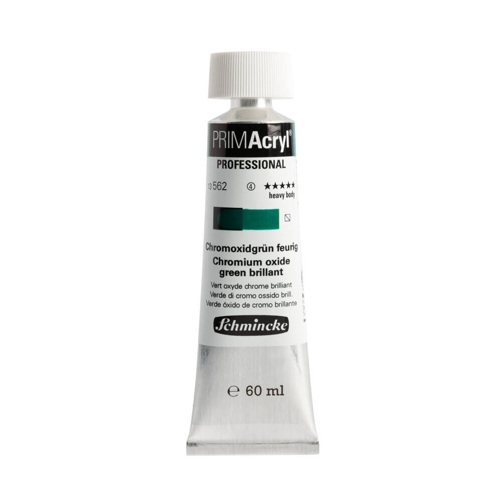 Schmincke Primacryl Artist Akrilik Boya 60 ml 562 Chromium Oxide Green Brilliant