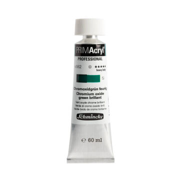Schmincke Primacryl Artist Akrilik Boya 60 ml 562 Chromium Oxide Green Brilliant