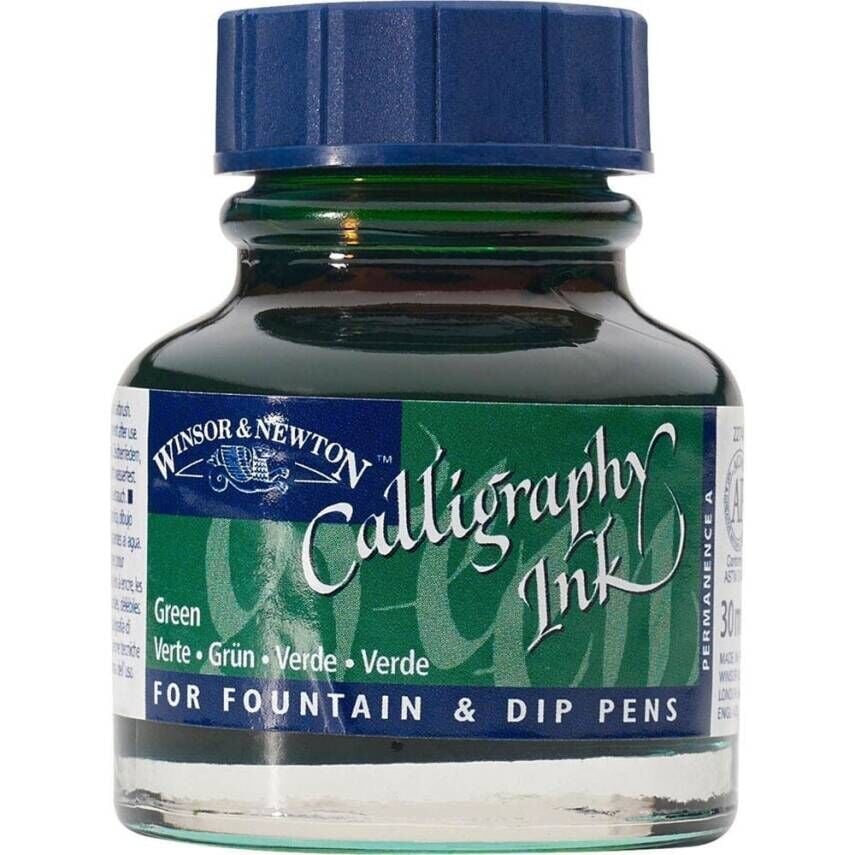 Winsor & Newton 289 Green Calligraphy Mürekkebi 30 ml