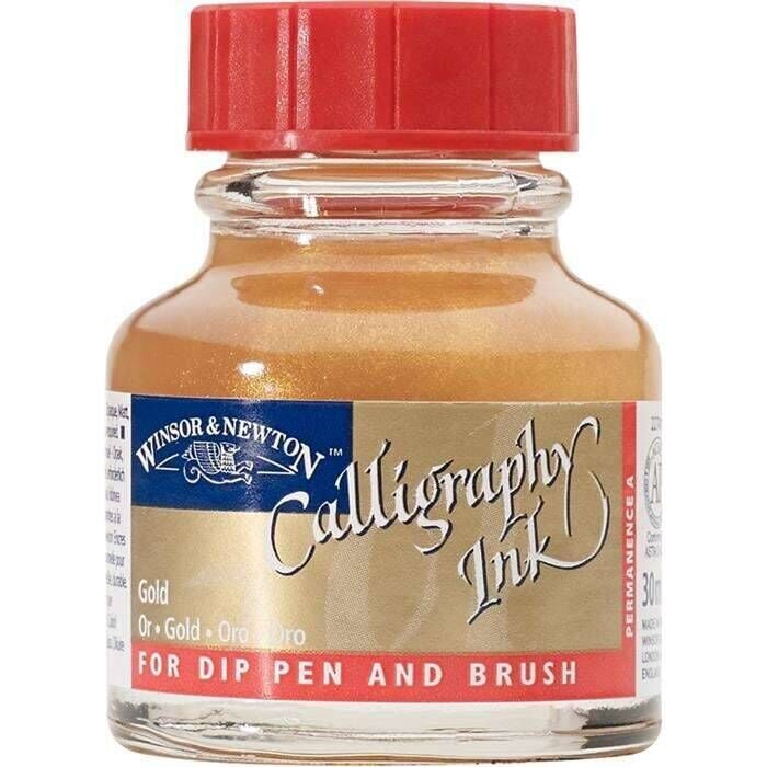 Winsor & Newton 283 Gold Calligraphy Mürekkebi 30 ml