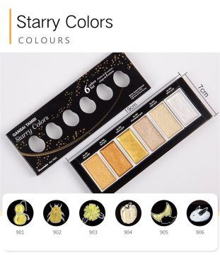 Zig Gansai Tambi Sulu Boya Pigment STARRY COLOUR 6 lı