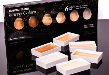 Zig Gansai Tambi Sulu Boya Pigment STARRY COLOUR 6 lı