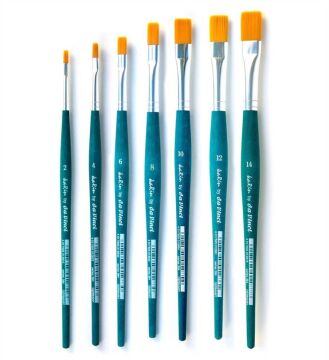 Da Vinci Sentetik 384 Serisi Düz Fırça No:10