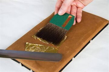 Da Vinci 500 Serisi No:80 Mavi Sincap Kılı Düz Altın Varak Sakal Fırçası