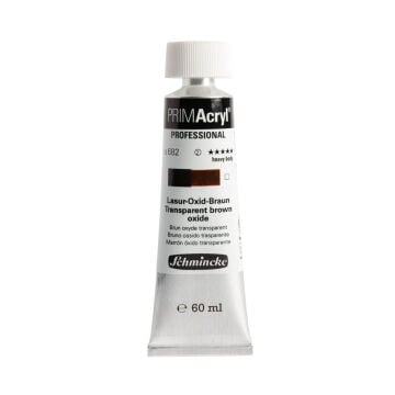 Schmincke Primacryl Artist Akrilik Boya 60 ml 682 Translucent Brown Oxide