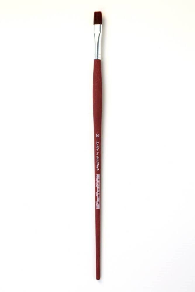 Da Vinci 8640 Serisi Fırça No:10 Sentetik Düz Akrilik Boya Ve Yağlı Boya Fırçası