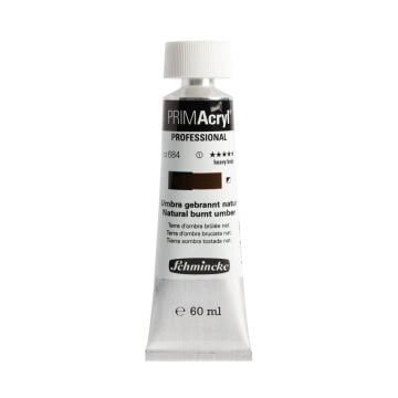 Schmincke Primacryl Artist Akrilik Boya 60 ml 684 Natural Burnt Umber