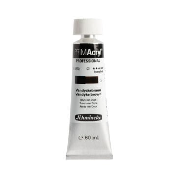 Schmincke Primacryl Artist Akrilik Boya 60 ml 685 Vandyke Brown