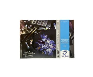 Talens Van Gogh Siyah Sulu Boya Defteri Blok 360 Gr. A3 12 Yaprak