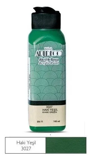 Artdeco Akrilik Boya 140 ml Haki Yeşil 3027