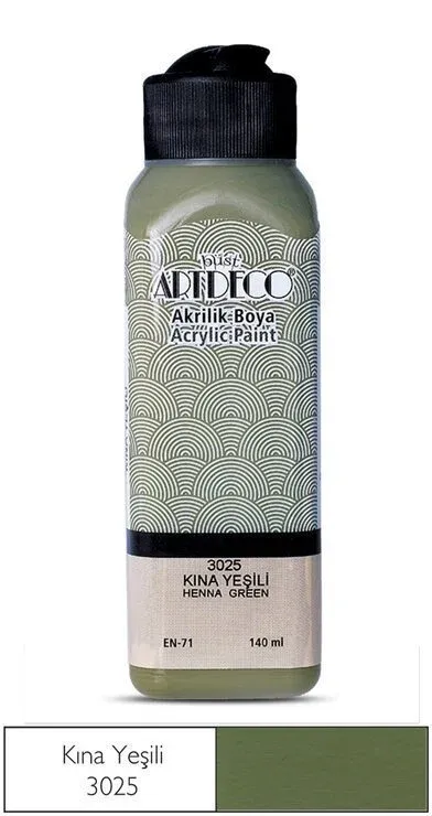 Artdeco Akrilik Boya 140 ml Kına Yeşili 3025