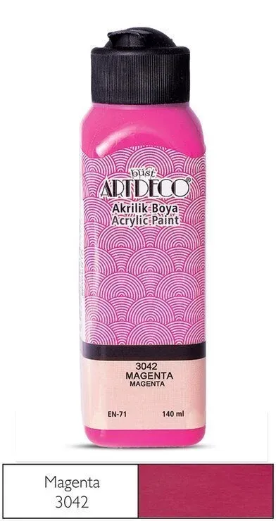 Artdeco Akrilik Boya 140 ml Magenta 3042