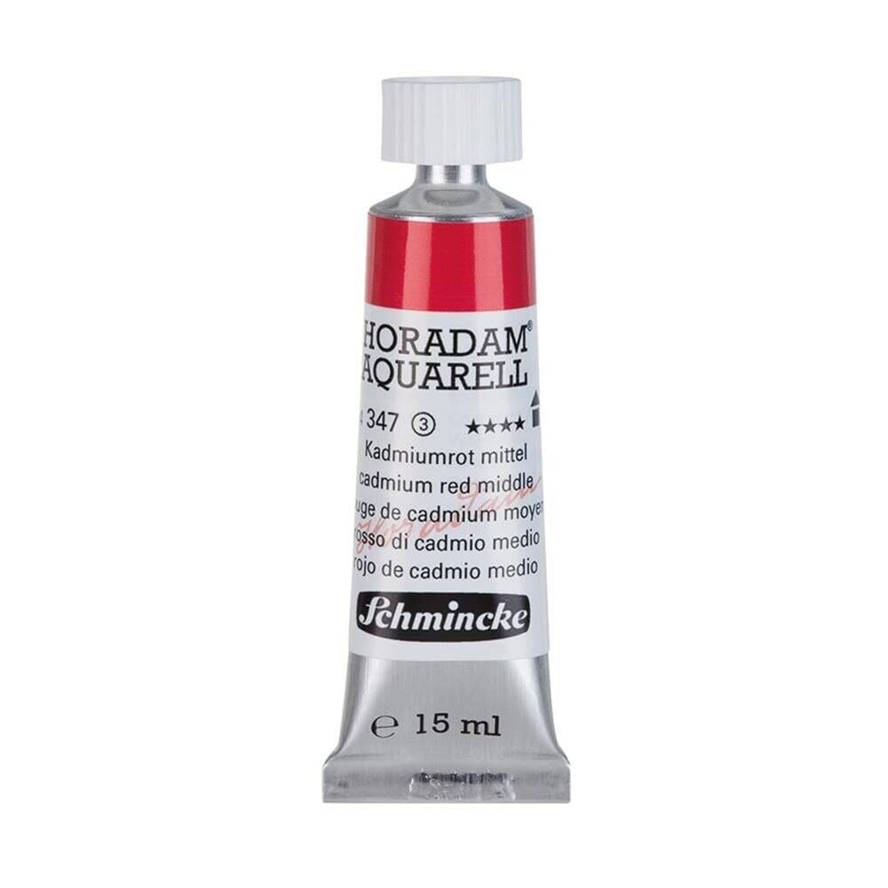 Schmincke Horadam Aquarell Artist Sulu Boya 15 ml 347 Cadmium Red Middle Seri 3