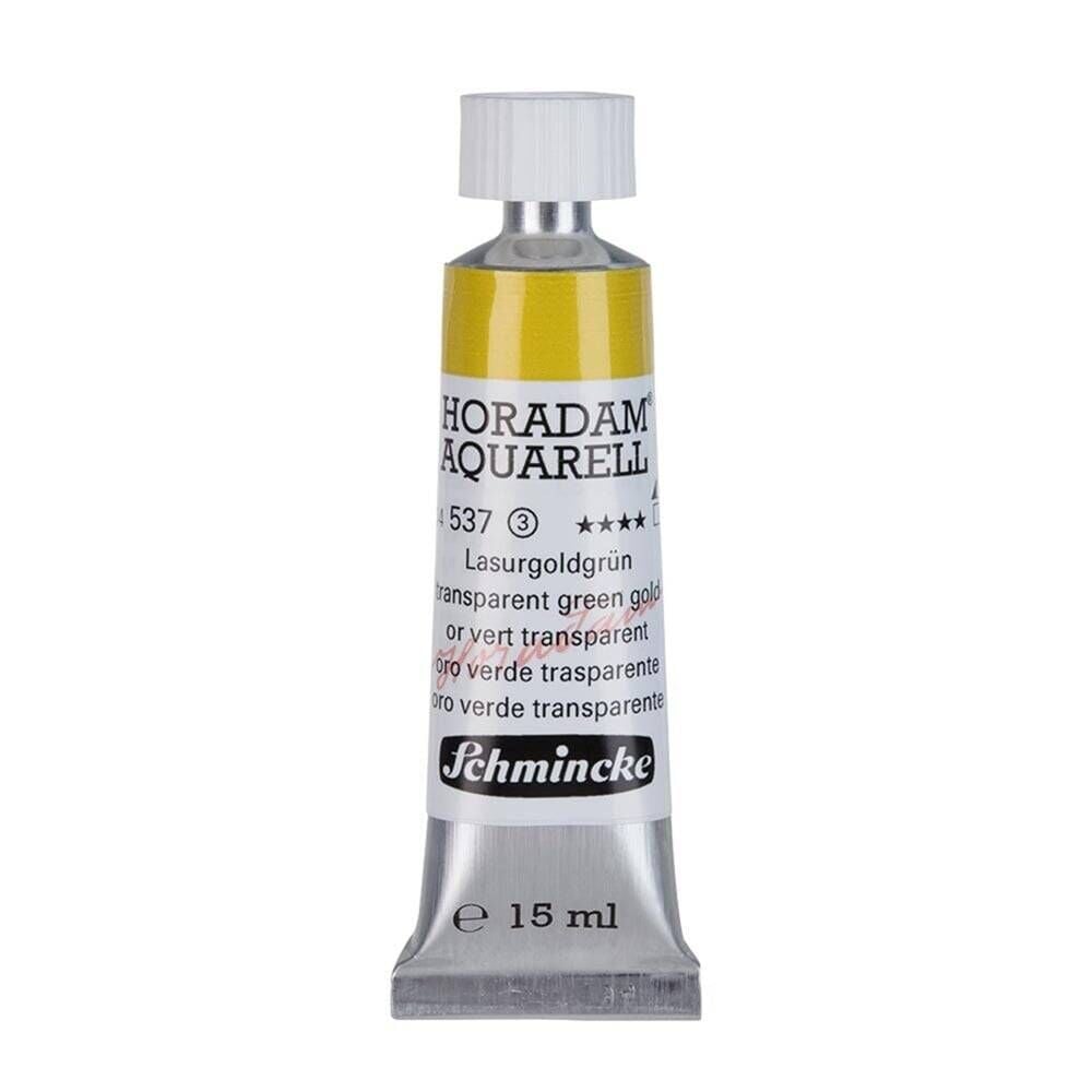 Schmincke Horadam Aquarell Artist Sulu Boya 15 ml 537 Transparent Green Gold Seri 3