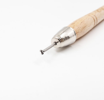 Şemse Art - Panter Ayağı Metal Mühre - El Yapımı - Özel Deri Kılıfılı