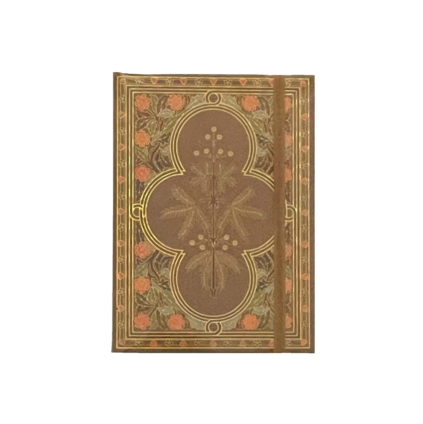 Çiçek Desenleri Kırmızı Sketch Book Sert Kapak Ciltli A5 160 gr 50 yp