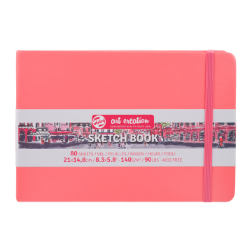 Talens Art Creation Sketch Book 14,8x21 cm Coral Red Eskiz Defteri 80 Yaprak 140 g