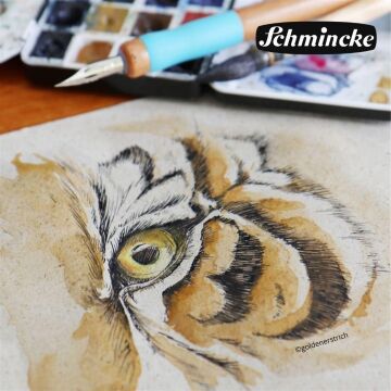 Schmincke İndian İnk Mürekkep Siyah 250 ml