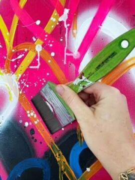 Da Vinci 5073 Serisi Fırça No:120 fit for hobby sentetik düz uçlu geniş yüzey fırçası