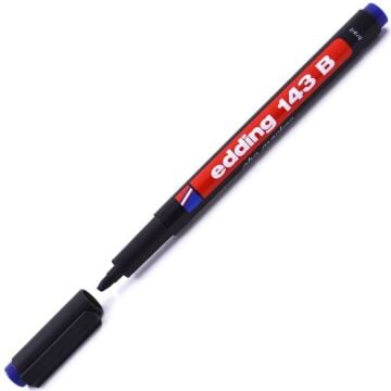 EDDİNG Asetat Kalemi 143B Mavi Yan Kesik Uç