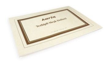 Karin Tezhipli Meşk Defteri No:2 A4 150 gr 25 Yaprak