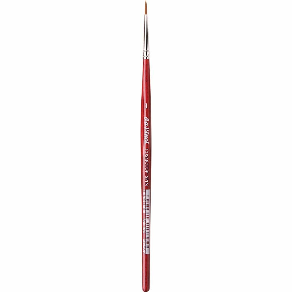 Da Vinci 5580 Serisi Fırça No:1 Cosmotop Spin Sentetik Yuvarlak Sulu Boya Fırçası