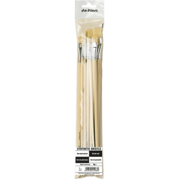 Da Vinci Synthetic Bristle Brush Set Long Handle 5291