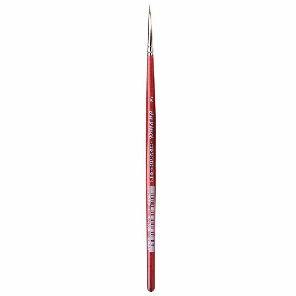 Da Vinci 5580 Serisi Fırça No:5/0 Cosmotop Spin Sentetik Yuvarlak Sulu Boya Fırçası