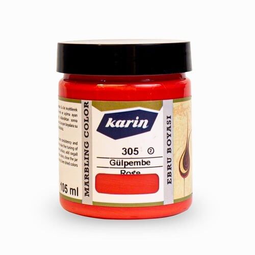 Karin Ebru Boyası 105 ml 305 Gül Pembe
