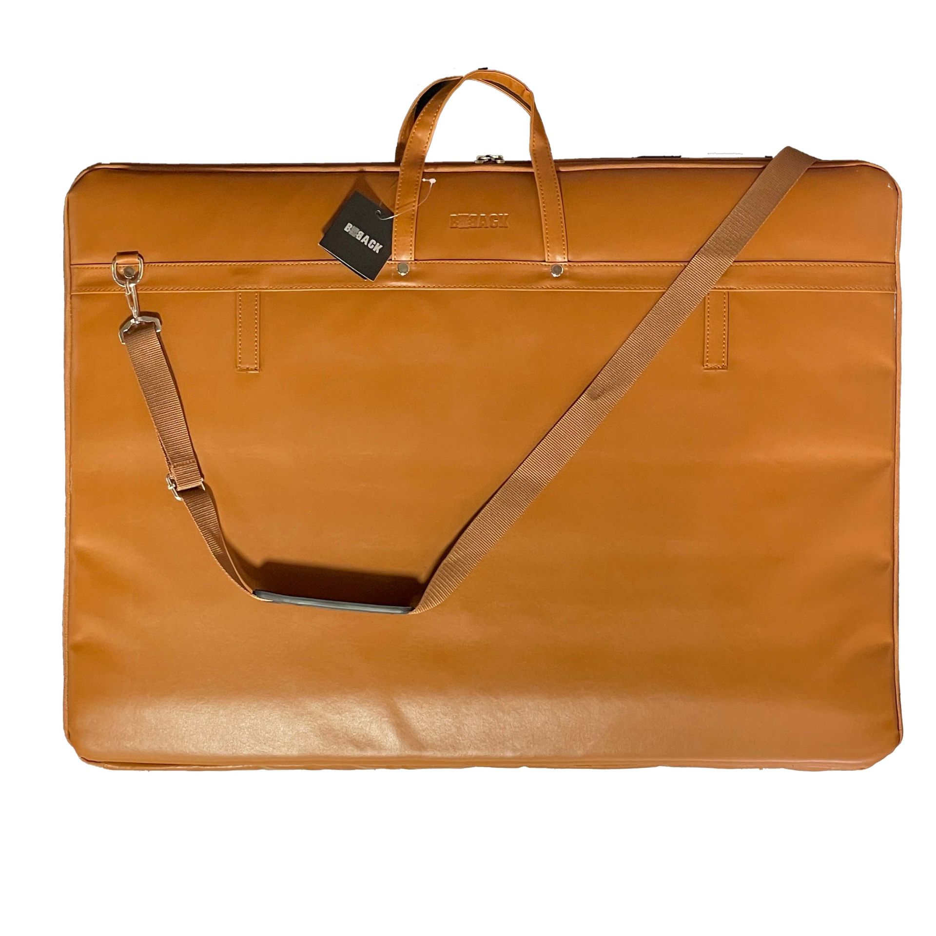 Bback 567 Suni Deri Proje Çantası Taba 55x75 cm