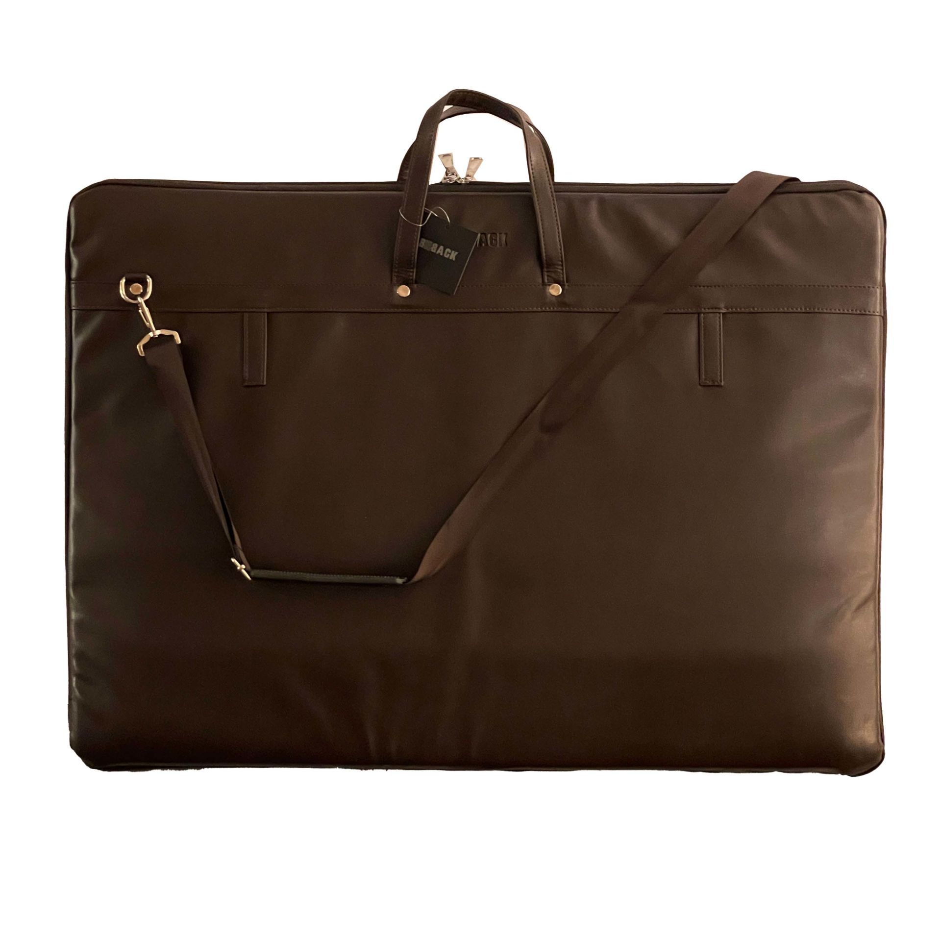 Bback 566 Suni Deri Proje Çantası Koyu Kahve 55x75 cm