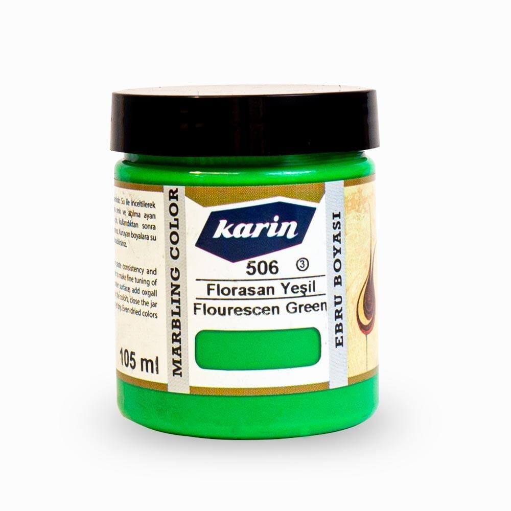 Karin Ebru Boyası 105 ml 506 Florasan Yeşil