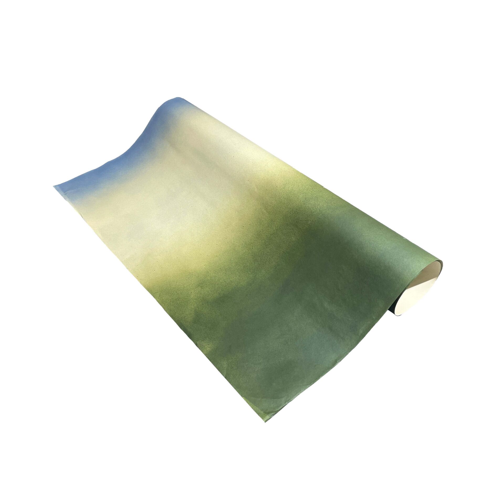 Tiryakiart Aharsız İtalyan Degrede Kağıt 70x100 cm - 5 (Yeşil, Bej, Mavi)